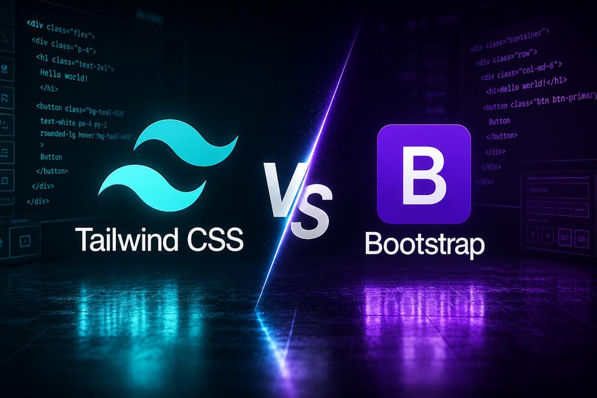 Tailwind CSS vs Bootstrap : quel framework CSS choisir pour votre projet web en 2026 ?